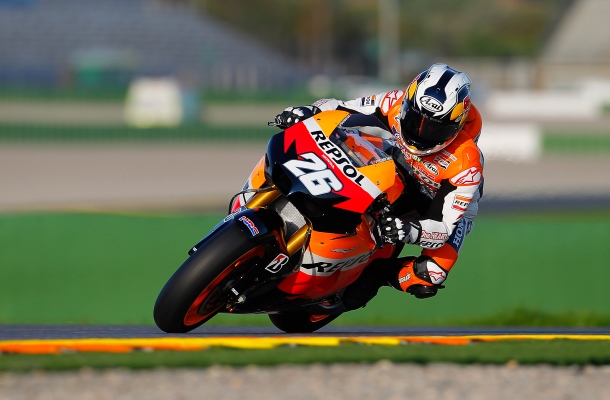 Dani Pedrosa Test Valencia 2012