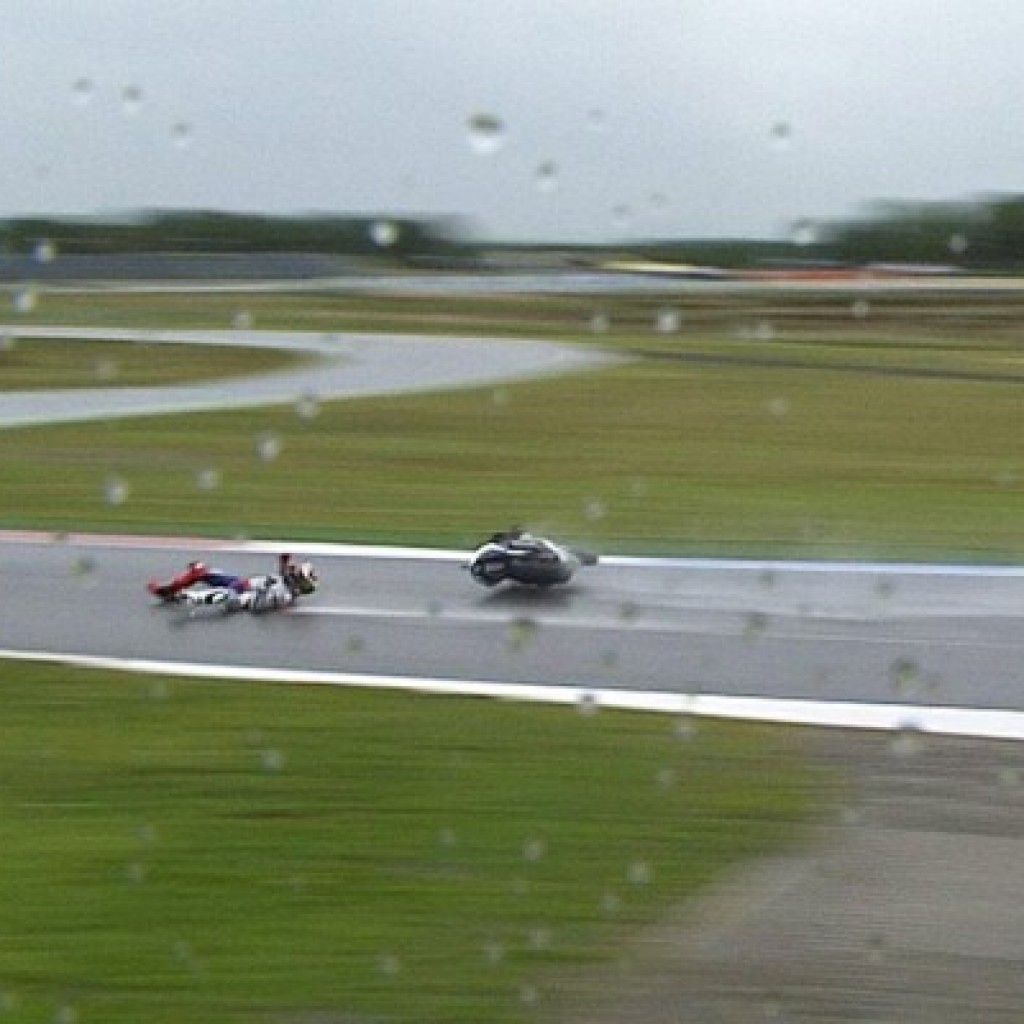 Jorge Lorenzo MotoGP Assen 2013 Crash