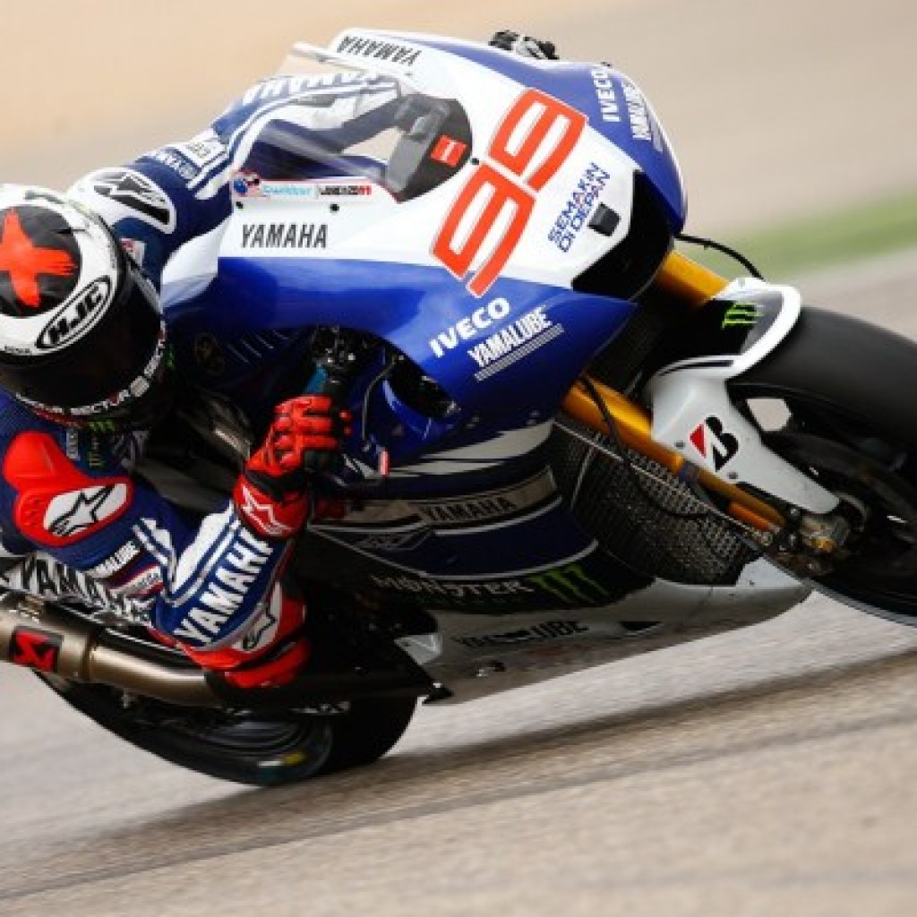 Jorge Lorenzo Tes MotoGP Aragon