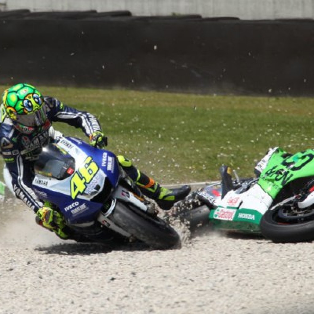 Rossi Crash Mugello