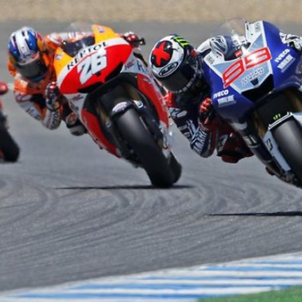 Jorge Lorenzo Dani Pedrosa MotoGP Laguna Seca