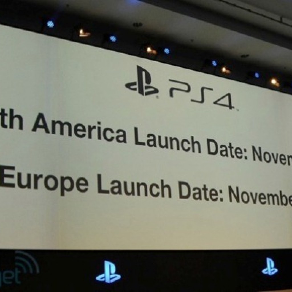 PlayStation 4 Rilis