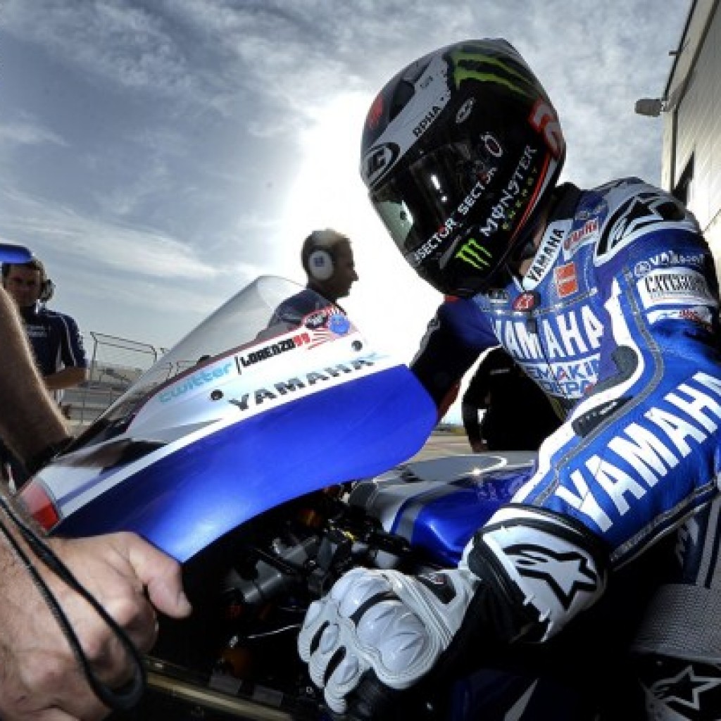 Jorge Lorenzo MotoGP Aragon FP I