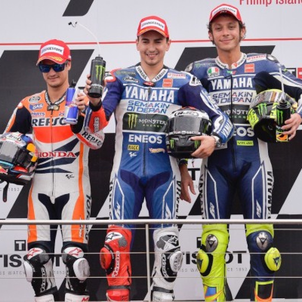 Jorge Lorenzo MotoGP Phillip Island Podium