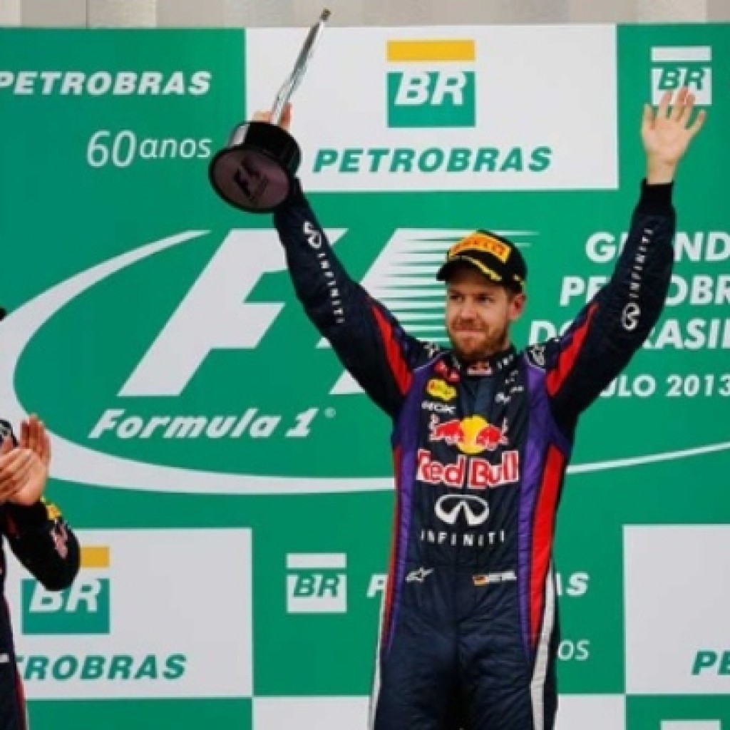 Sebastian Vettel F1 GP Brazil Race