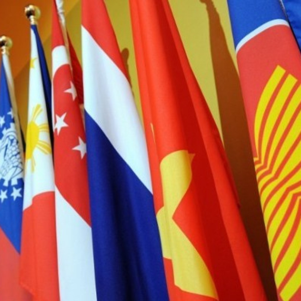 asian flags