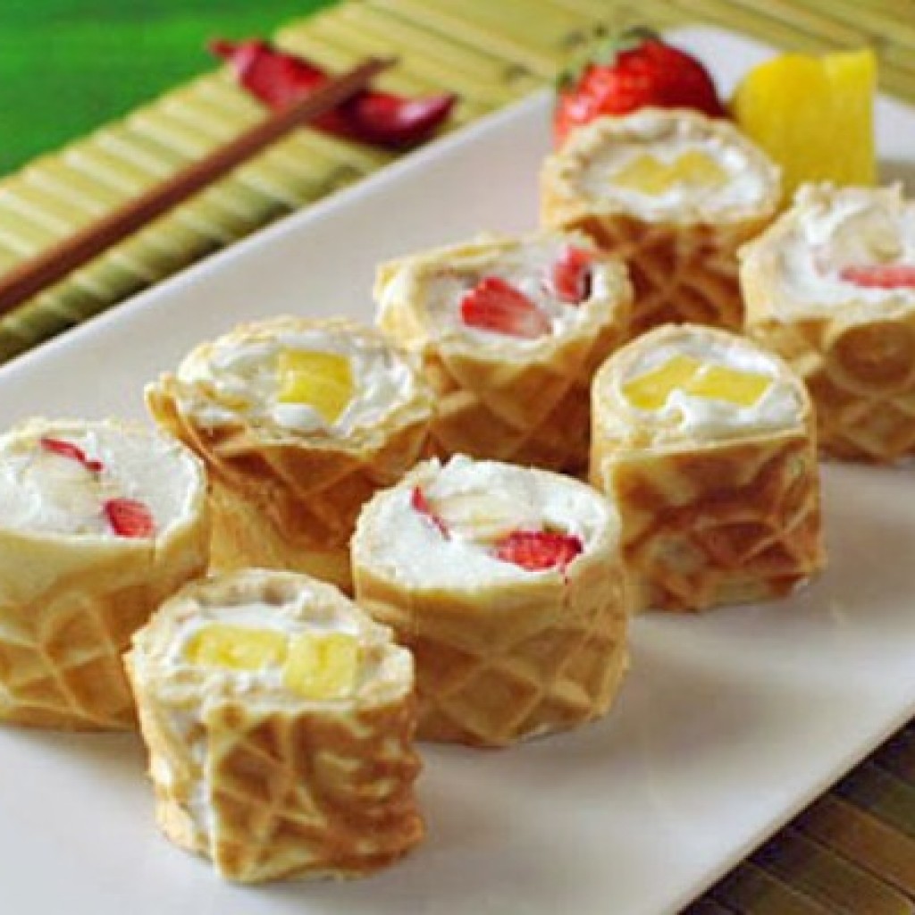 waffle sushi