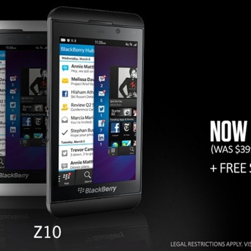 BlackBerry Z10 Cyber Monday