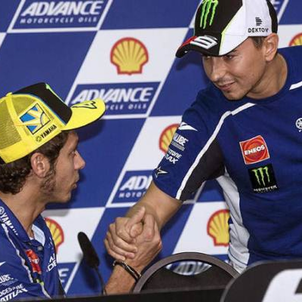 Valentino Rossi Jorge Lorenzo MotoGP