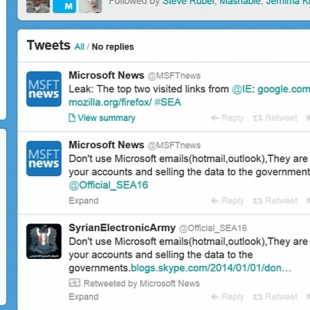 Twitter Microsoft