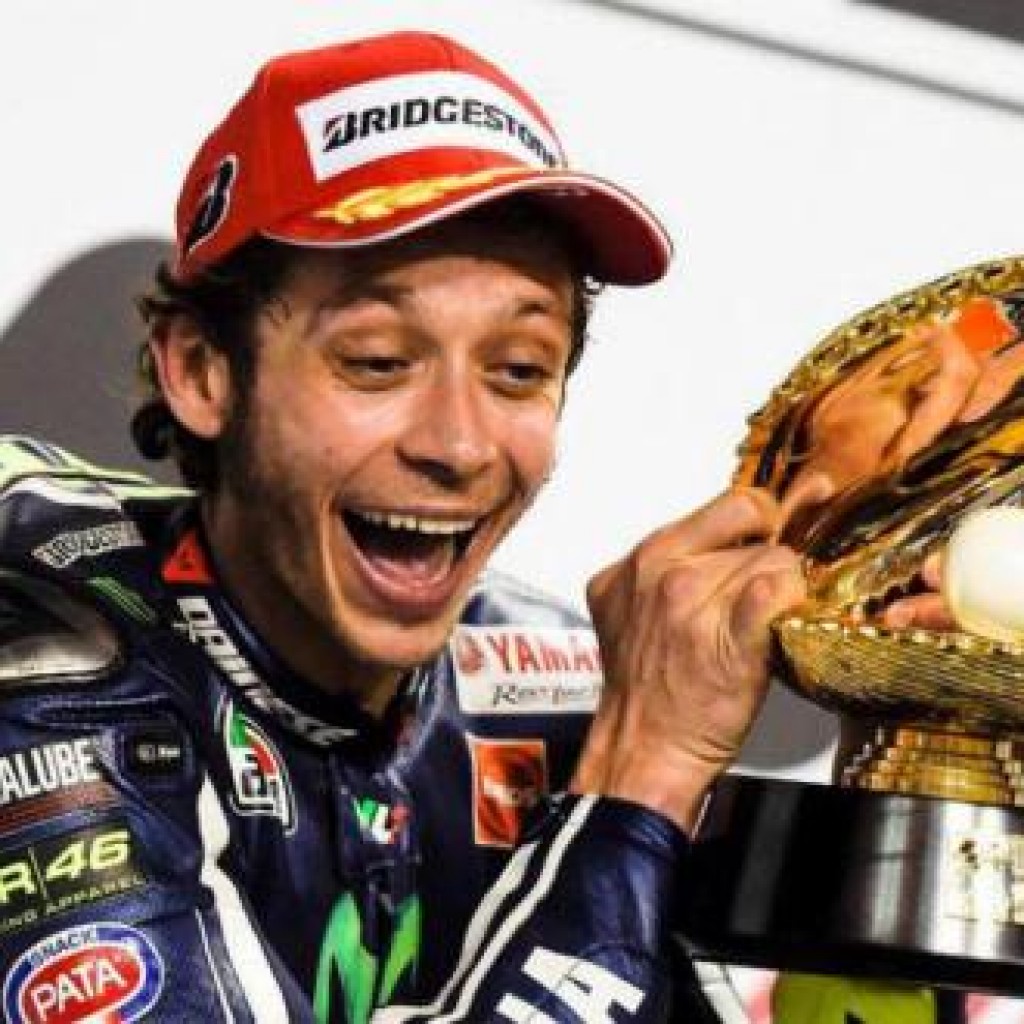 Valentino Rossi Podium MotoGP Qatar