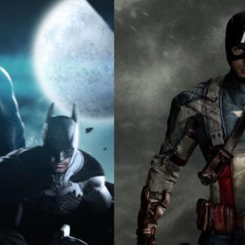 captain america vs superman vs batman