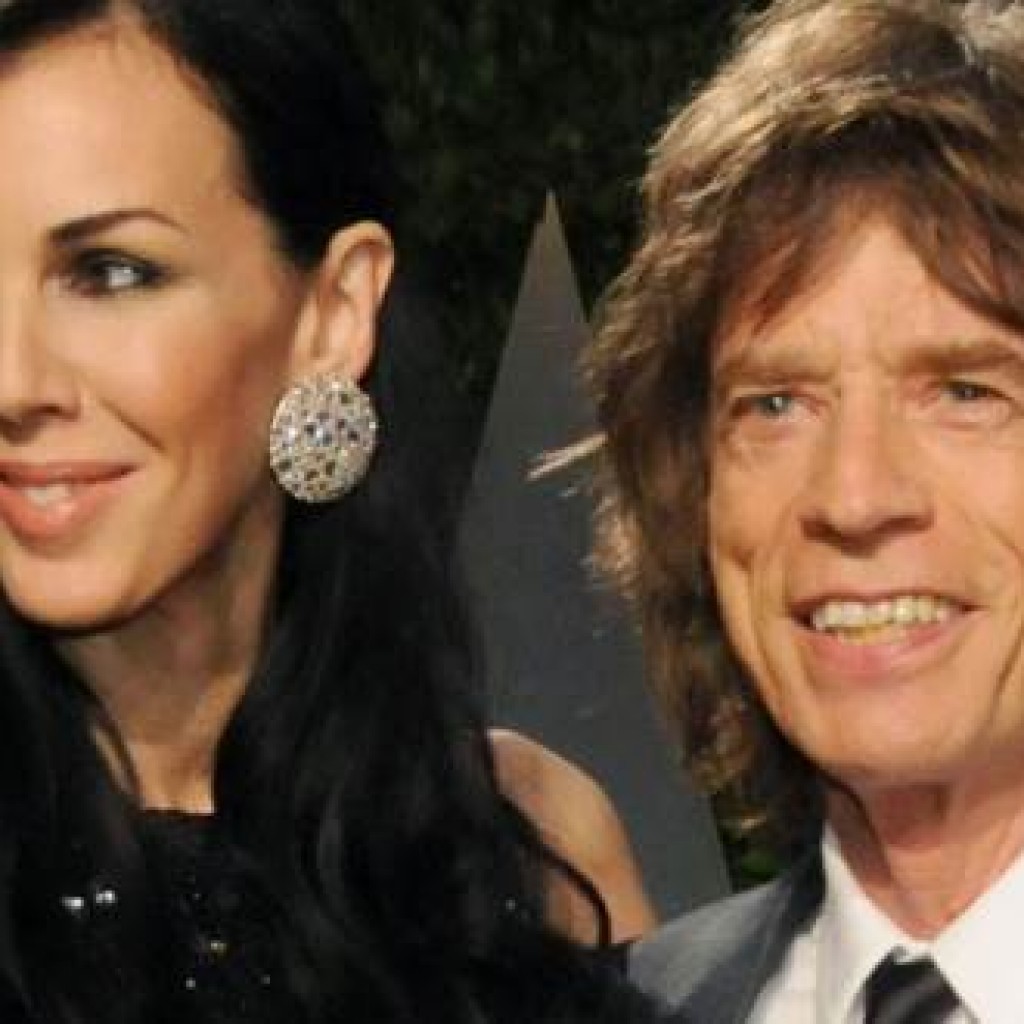 mick jegger with l wren scott