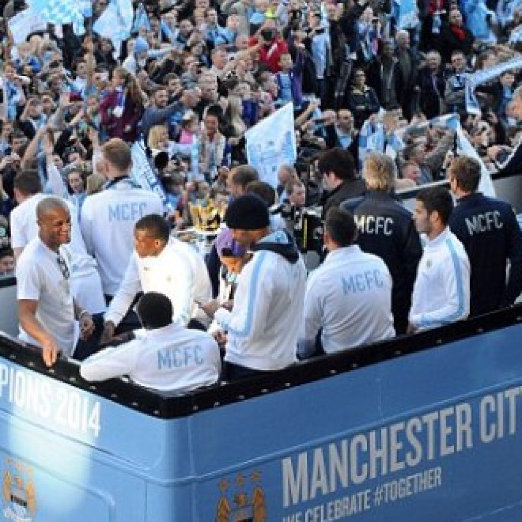 Manchester City Celebrate