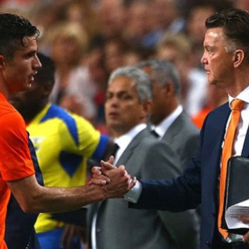 van gaal with persie