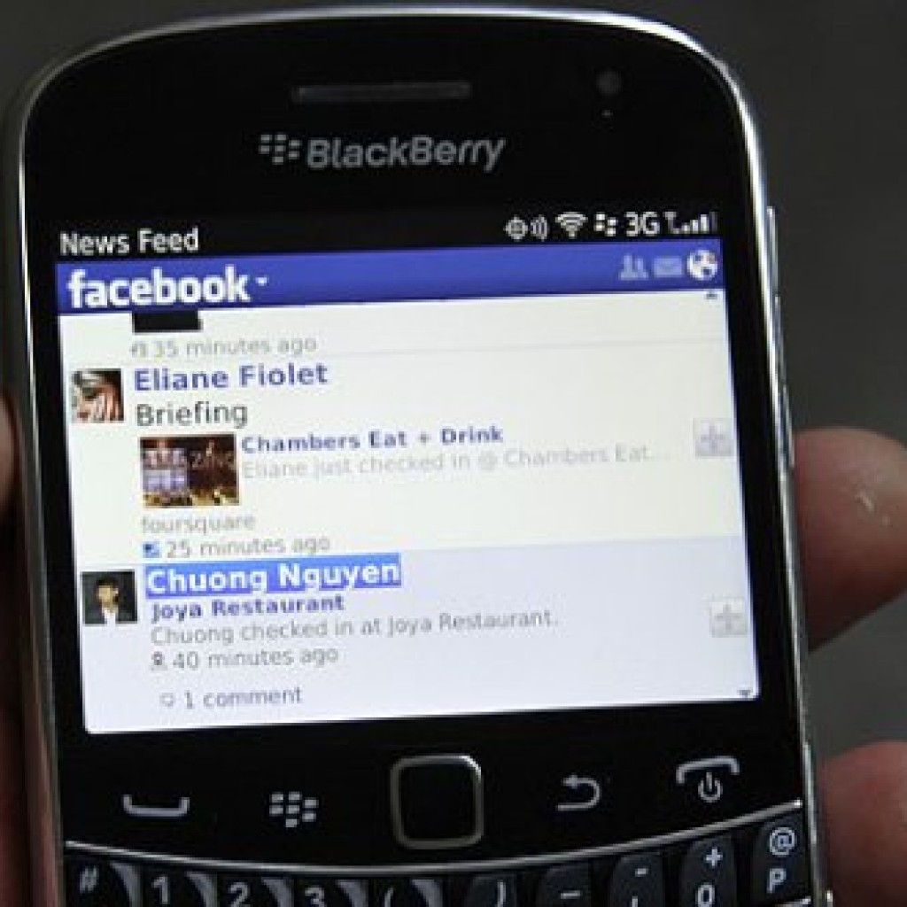 Facebook untuk BlackBerry OS