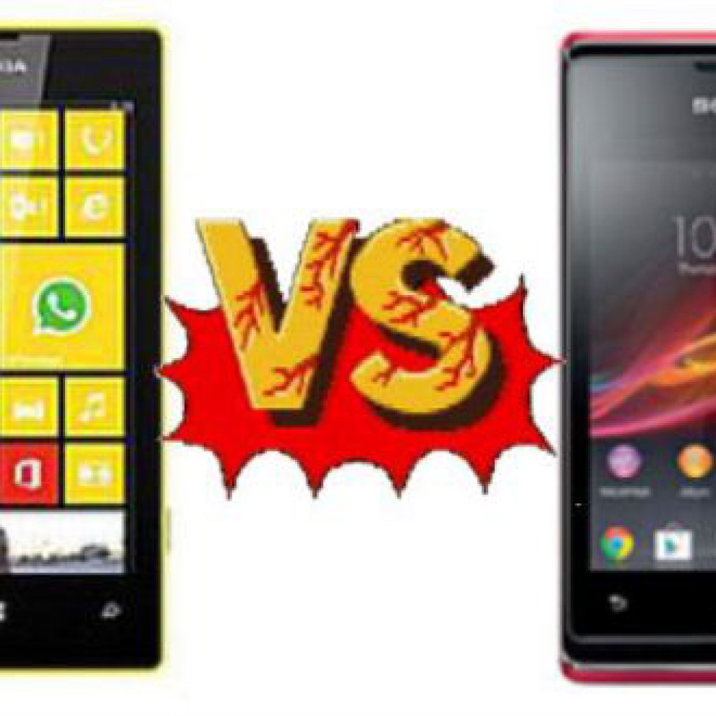 Nokia Lumia 520 vs Sony Xperia E