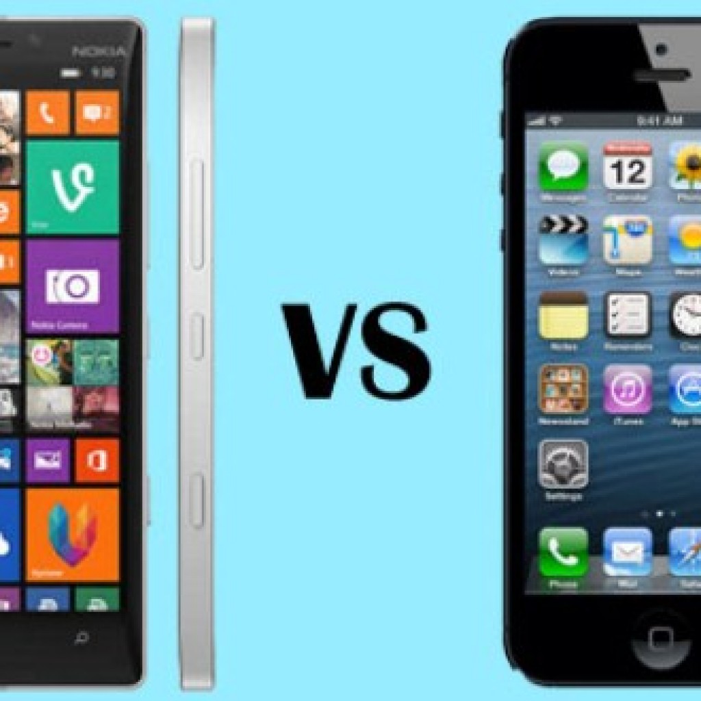 Nokia Lumia 930 vs iPhone 5