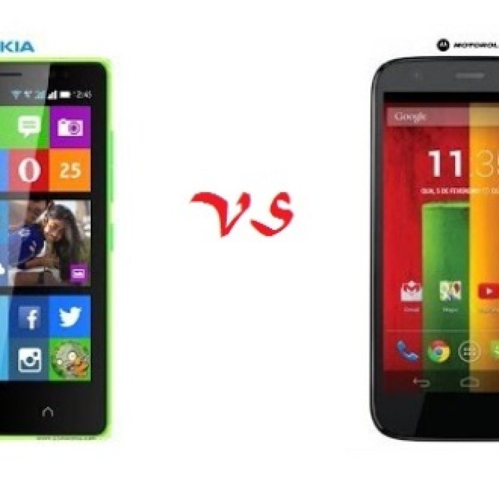 Nokia X2 vs Motorola Moto G