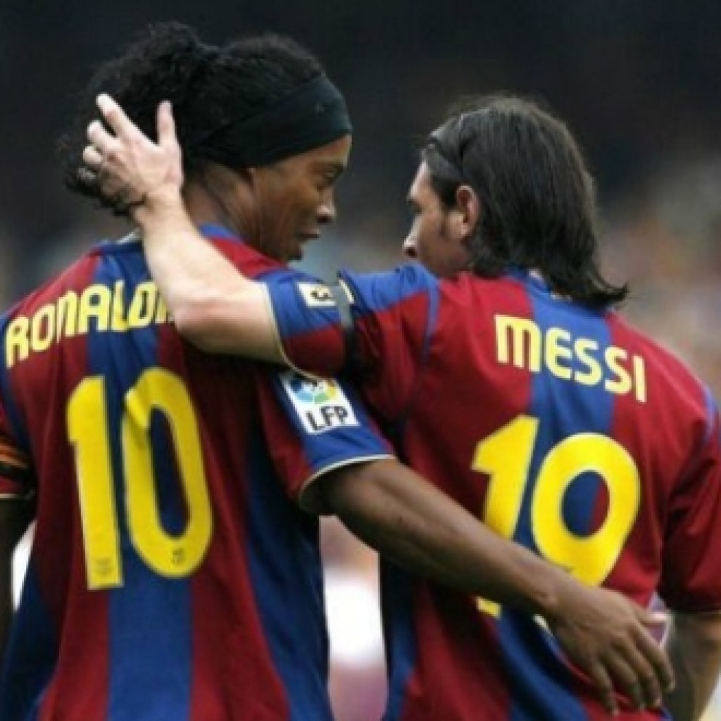 Ronaldinho Messi