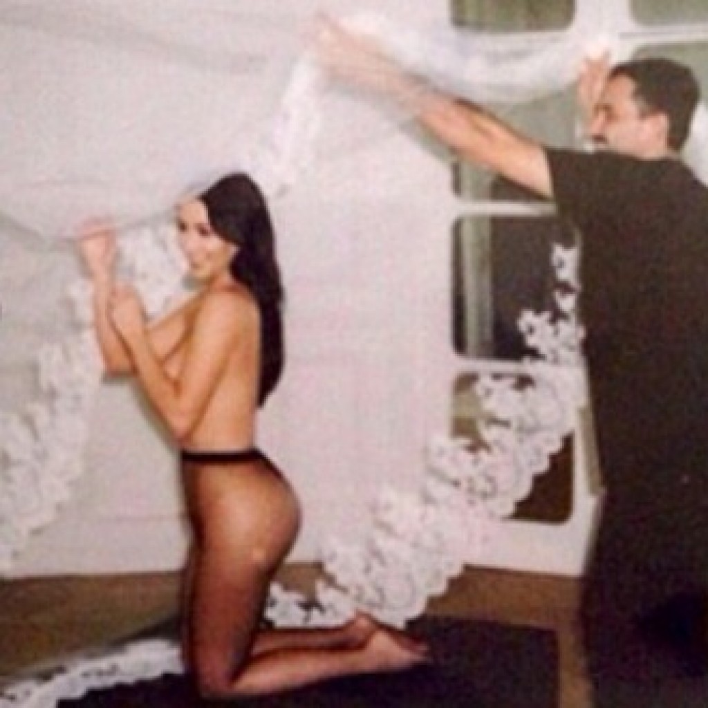 Kim Kardashian Topless