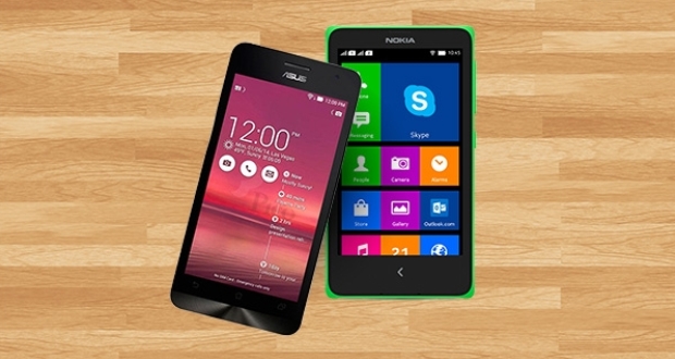 Harga dan Spesifikasi Nokia XL vs Asus Zenfone 5