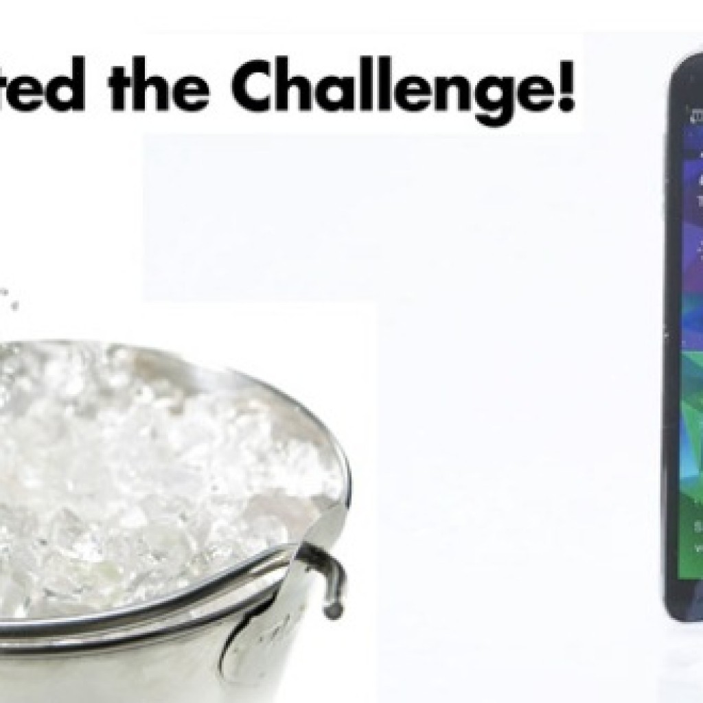 Samsung Galaxy S5 Ice Bucket Challenge