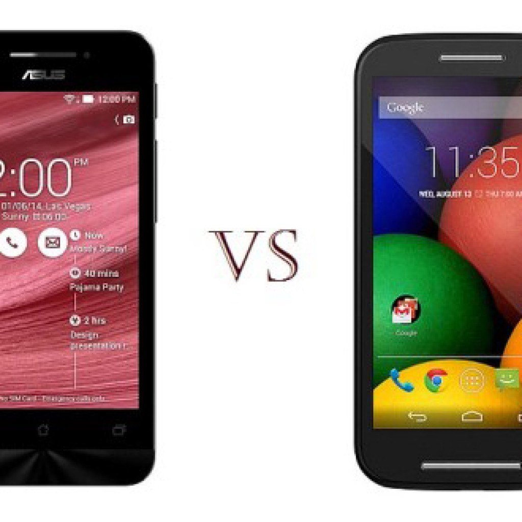 ZenFone 4 vs Moto E