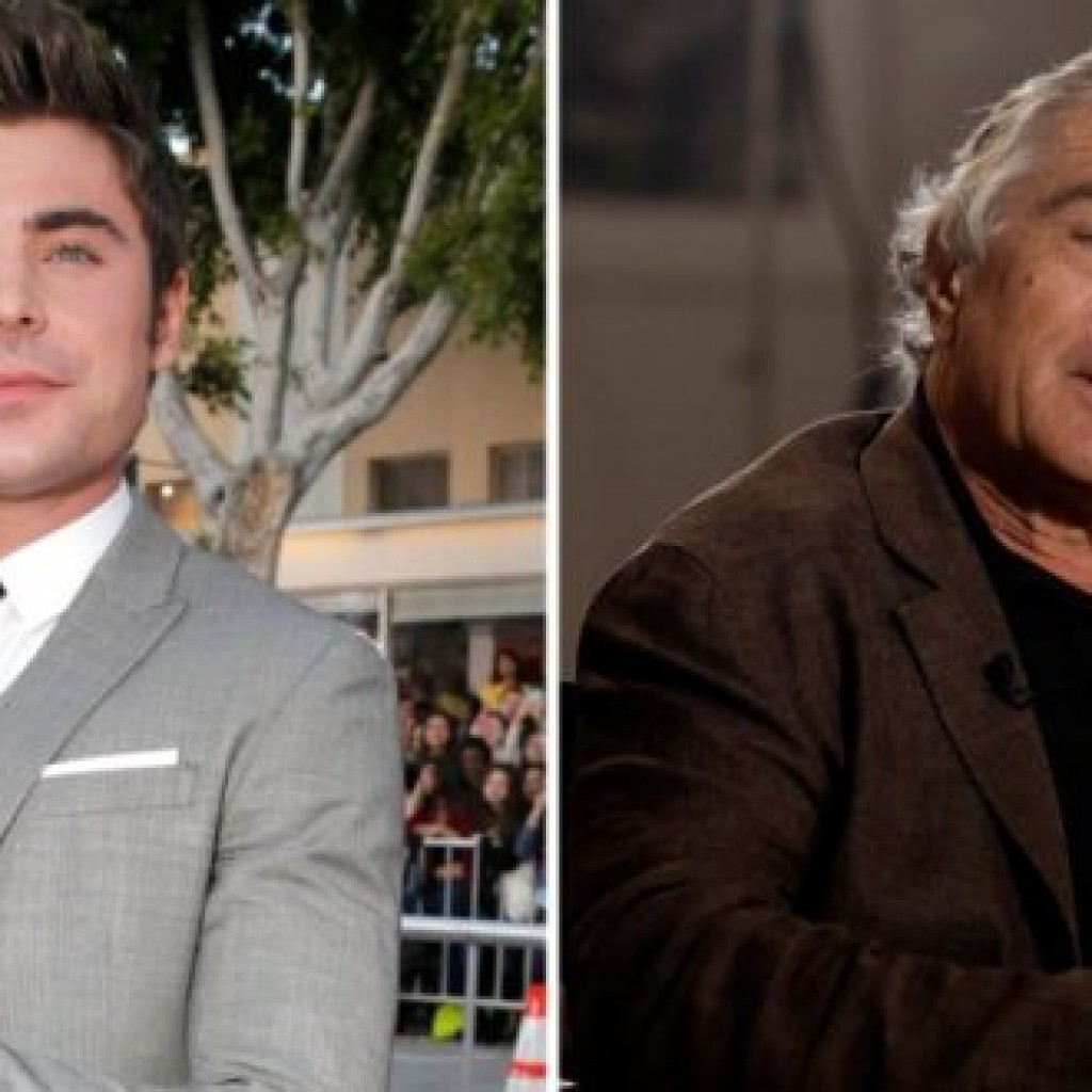 Zac Efron with Robert