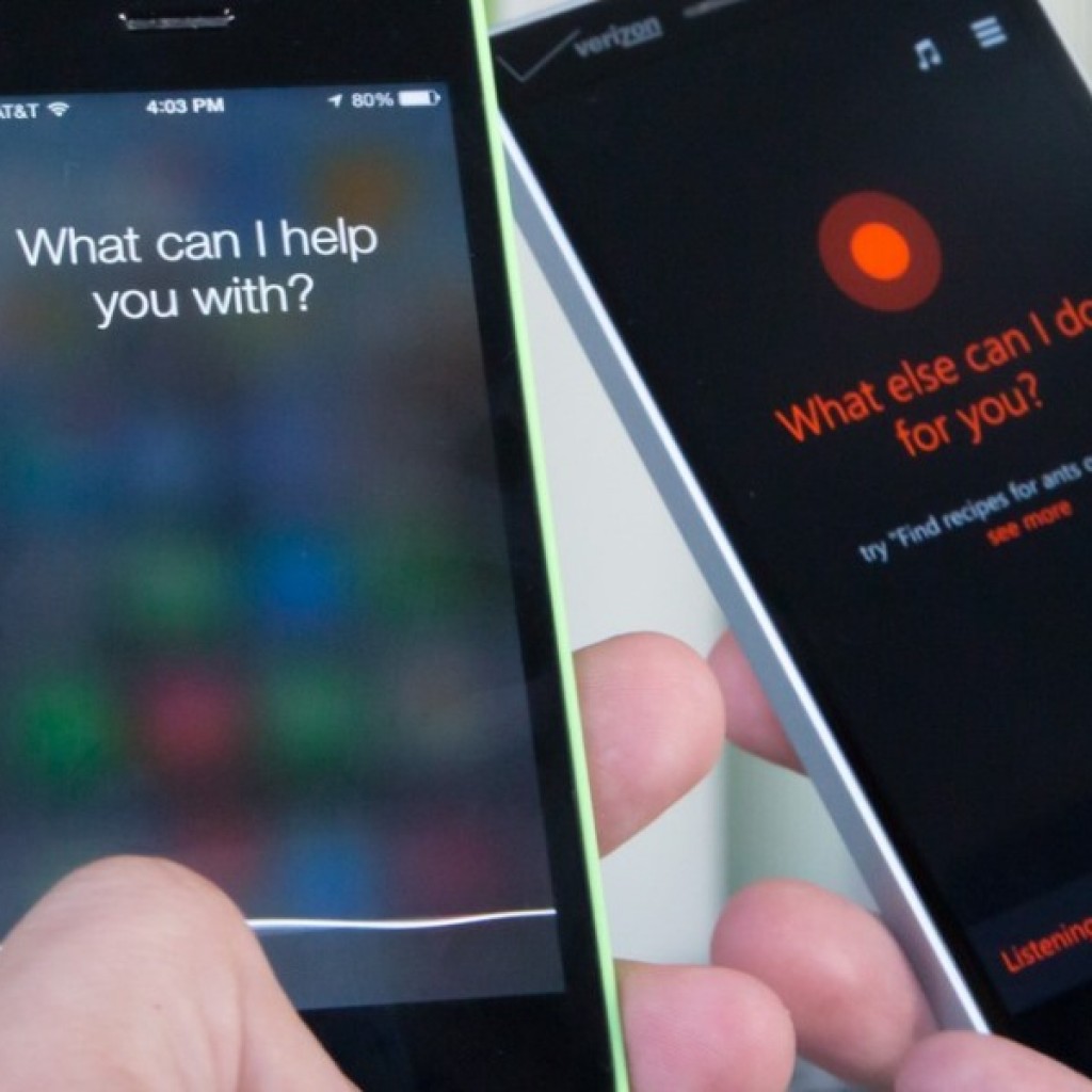 Cortana vs Siri