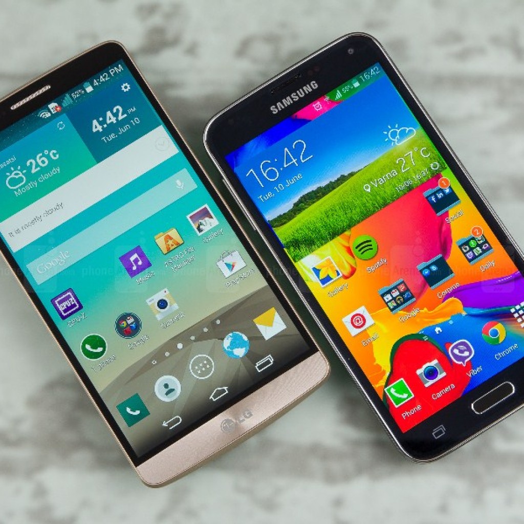 LG G3 vs Oppo Find 7 vs Samsung Galaxy S5