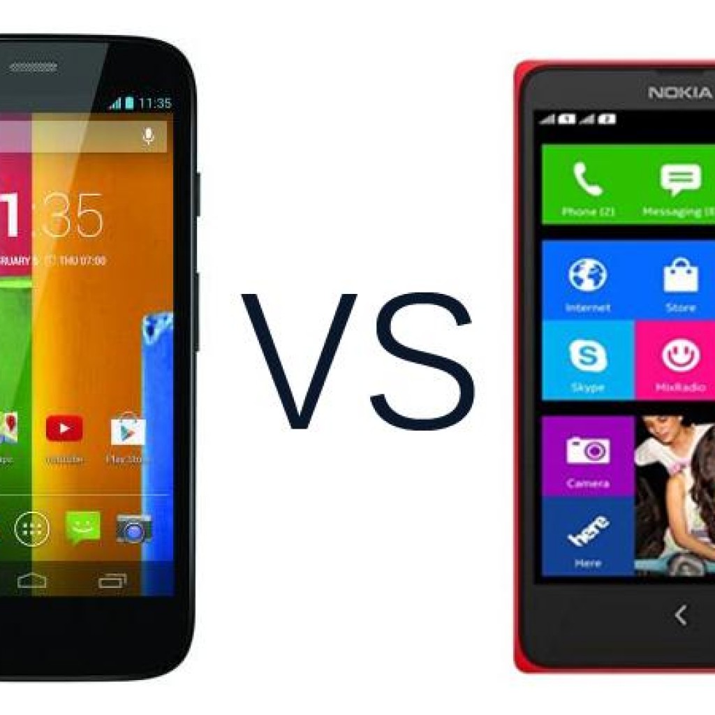 Nokia X vs Motorola Moto G