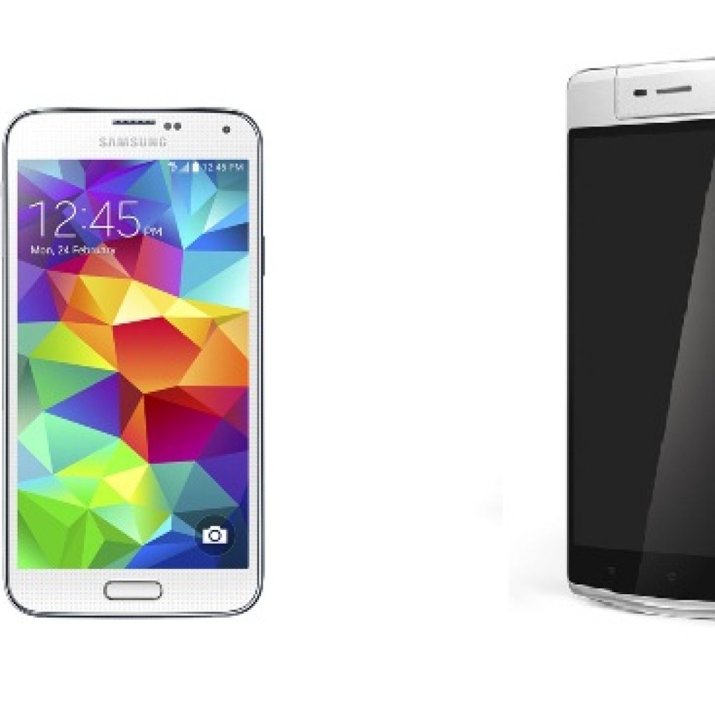 Samsung Galaxy S5 vs Oppo N3