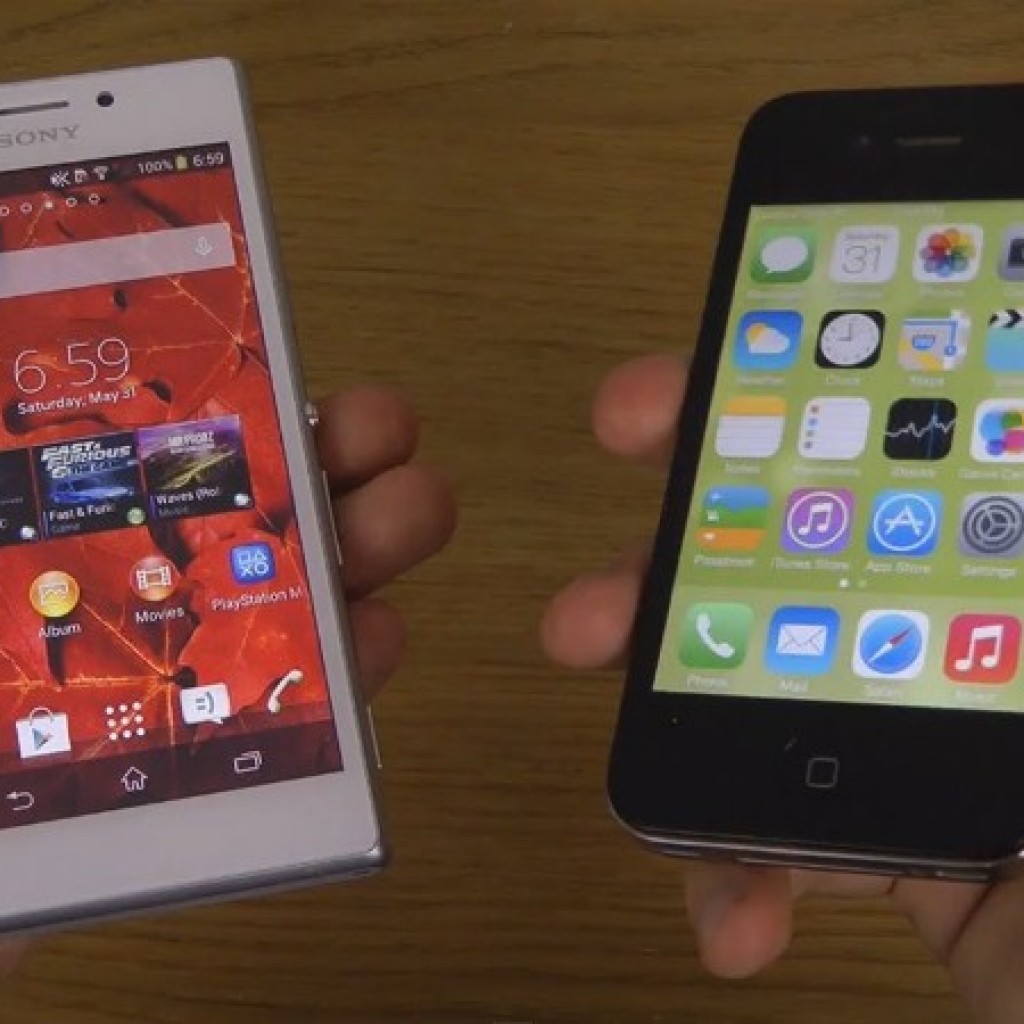 Sony Xperia M2 vs iPhone 4S