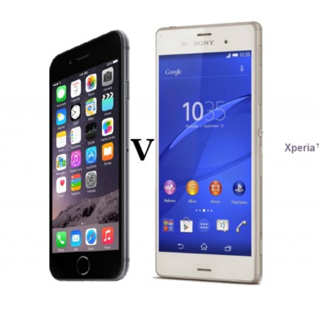 Sony Xperia Z3 vs iPhone 6