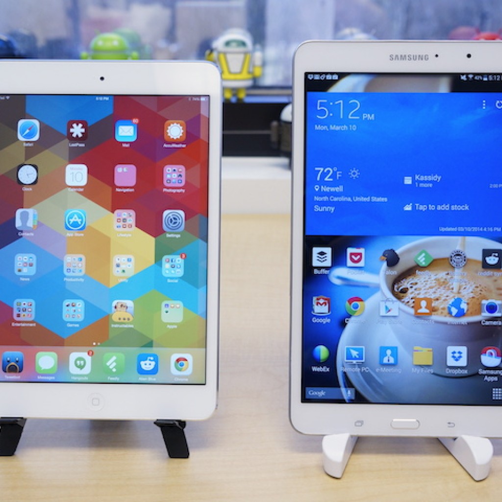 iPad Mini 2 vs Galaxy Tab S 8.4