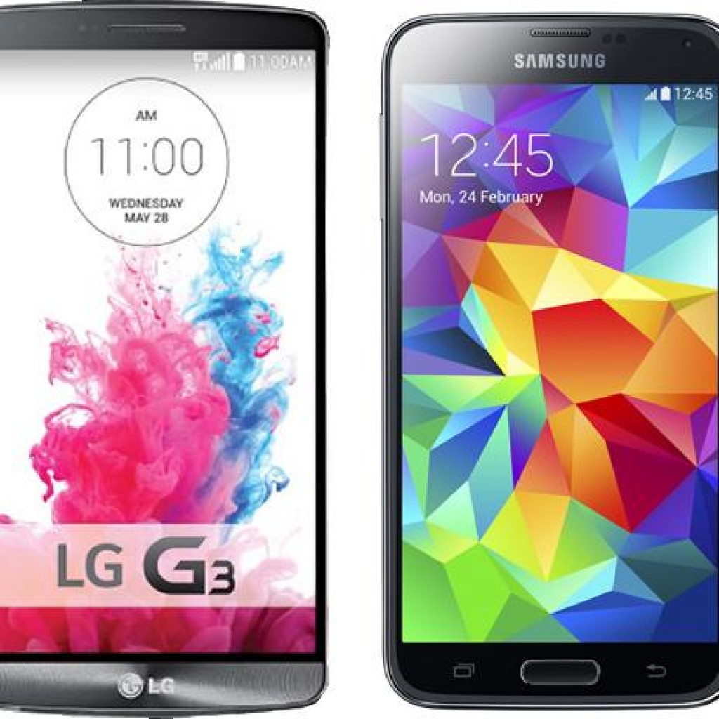 Harga dan Spesifikasi LG G3 dan Samsung Galaxy S5