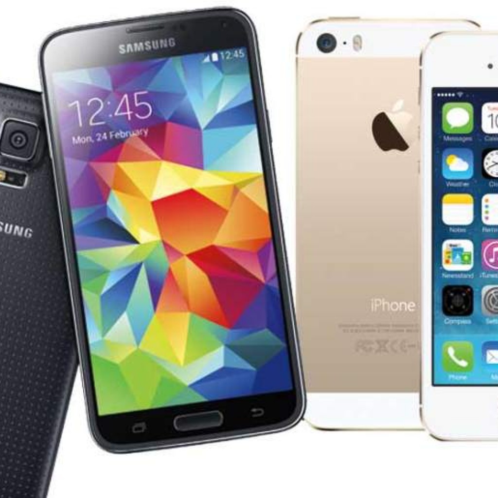 Harga iPhone 5 vs Samsung Galaxy S5