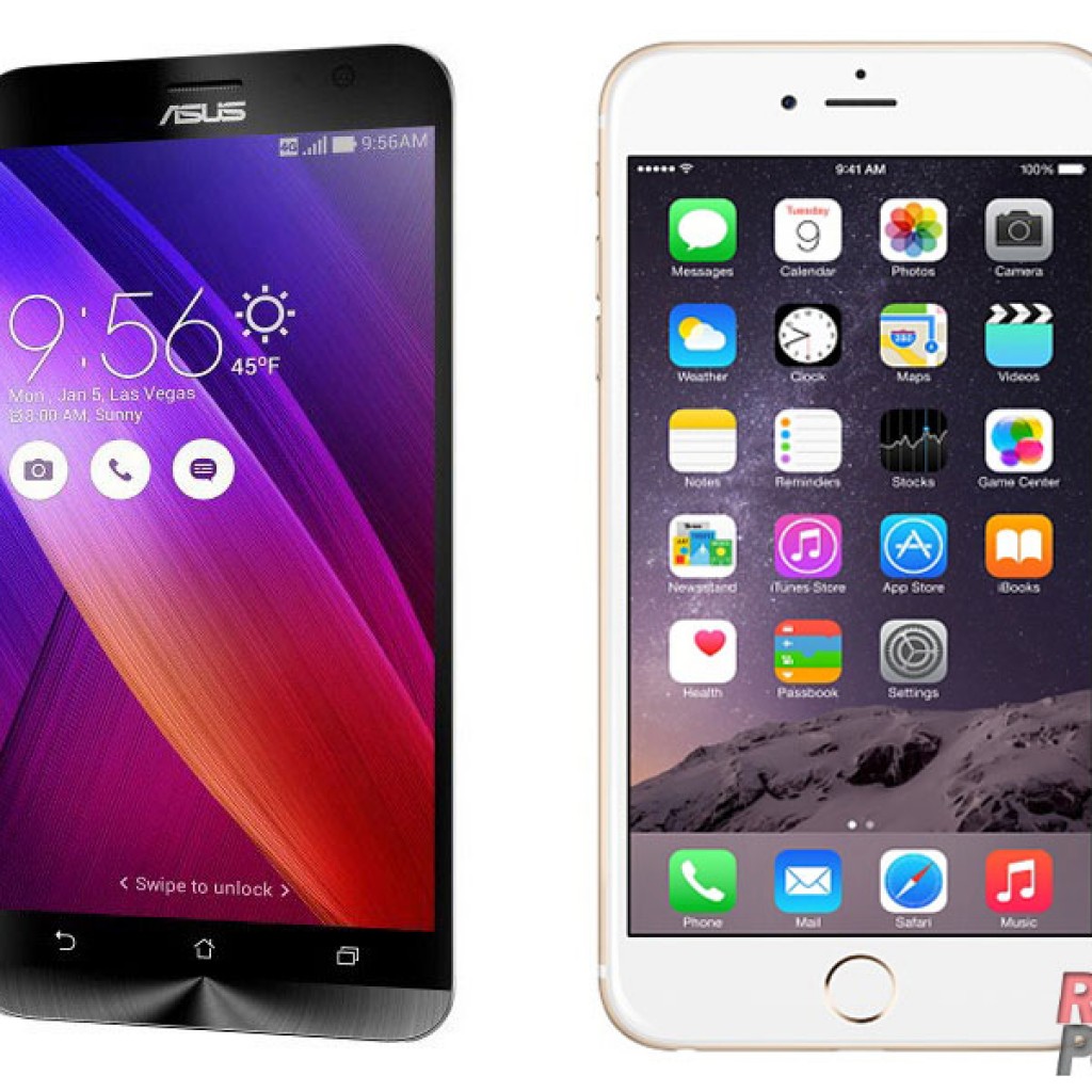 Asus Zenfone 2 vs iPhone 6 Plus
