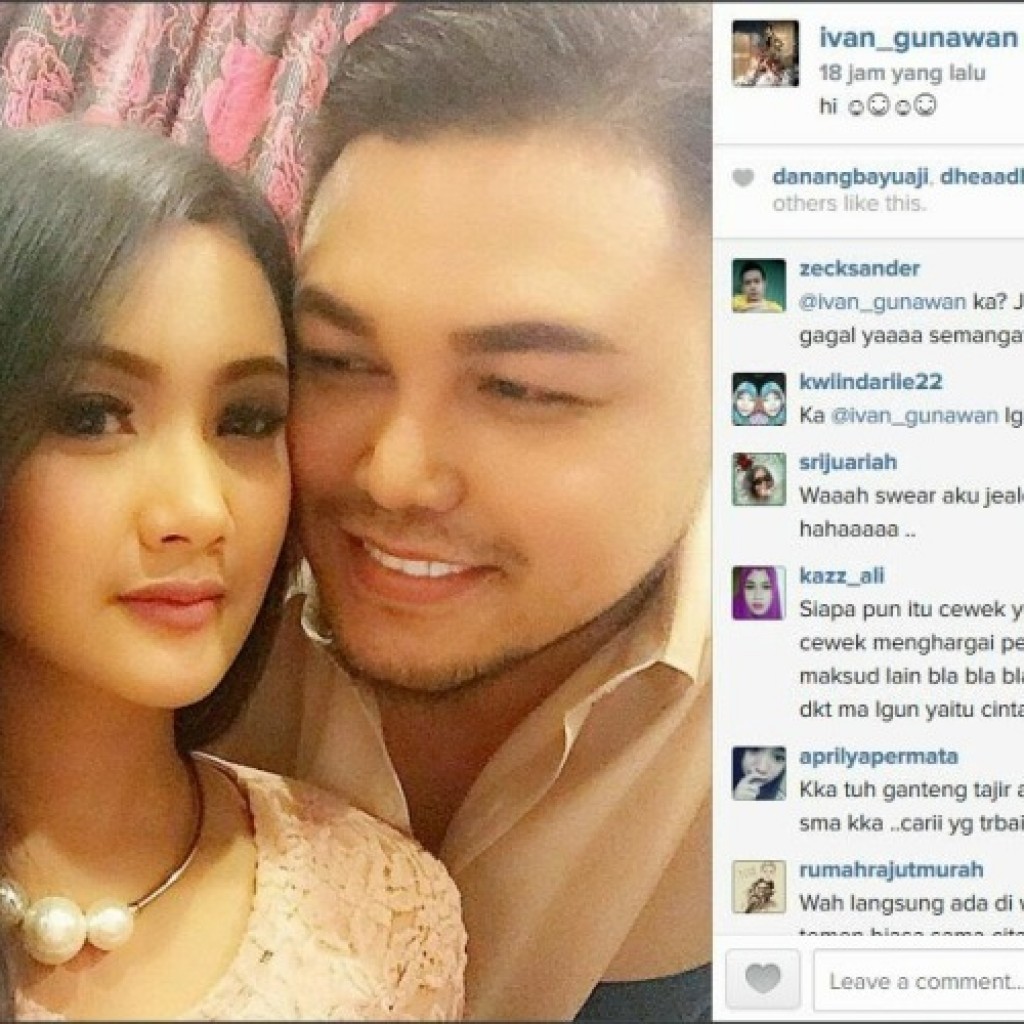 Foto mesra Cita Citata dan Ivan Gunawan Instagram dihapus