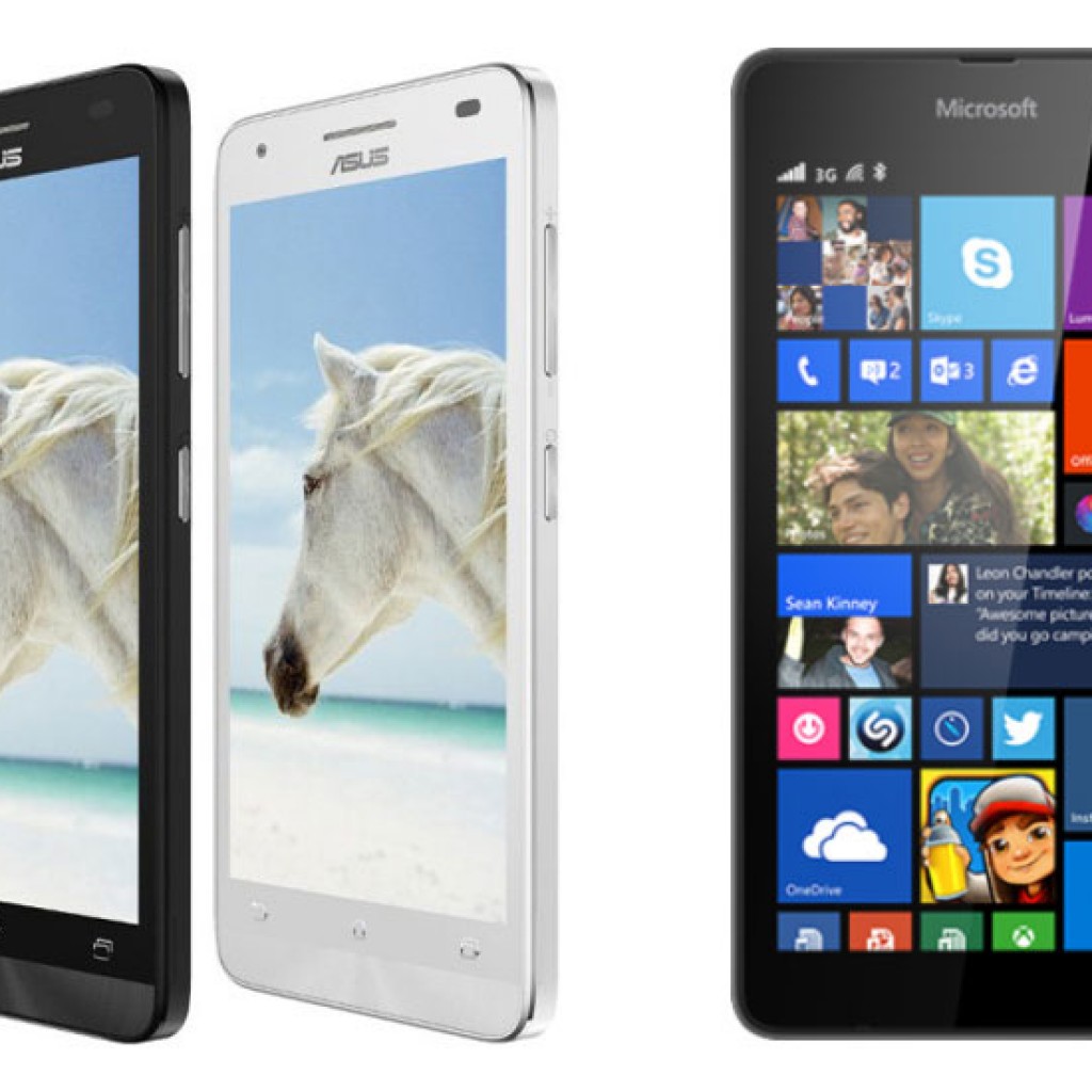 Harga Asus Pegasus vs Lumia 535