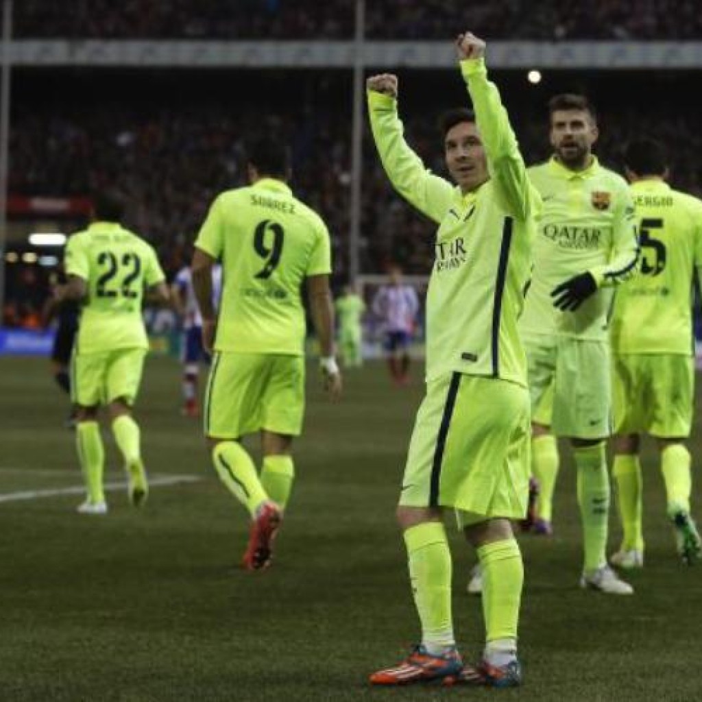 Hasil Atletico Madrid vs Barcelona Copa Del Rey 2015