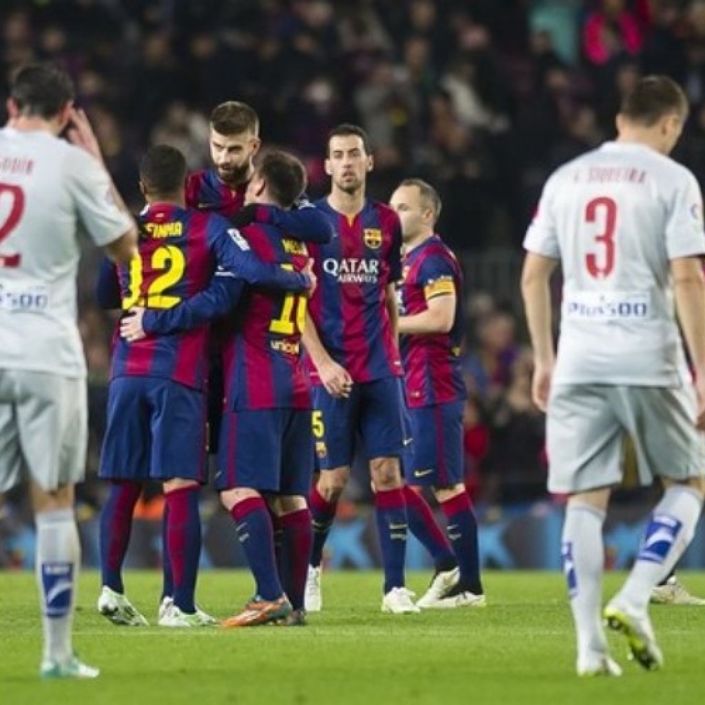 Hasil Barcelona vs Atletico Madrid Copa Del Rey 2015