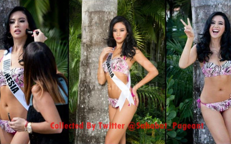 Kumpulan Sesi Bikini Elvira Devinamira di Miss Universe 2015