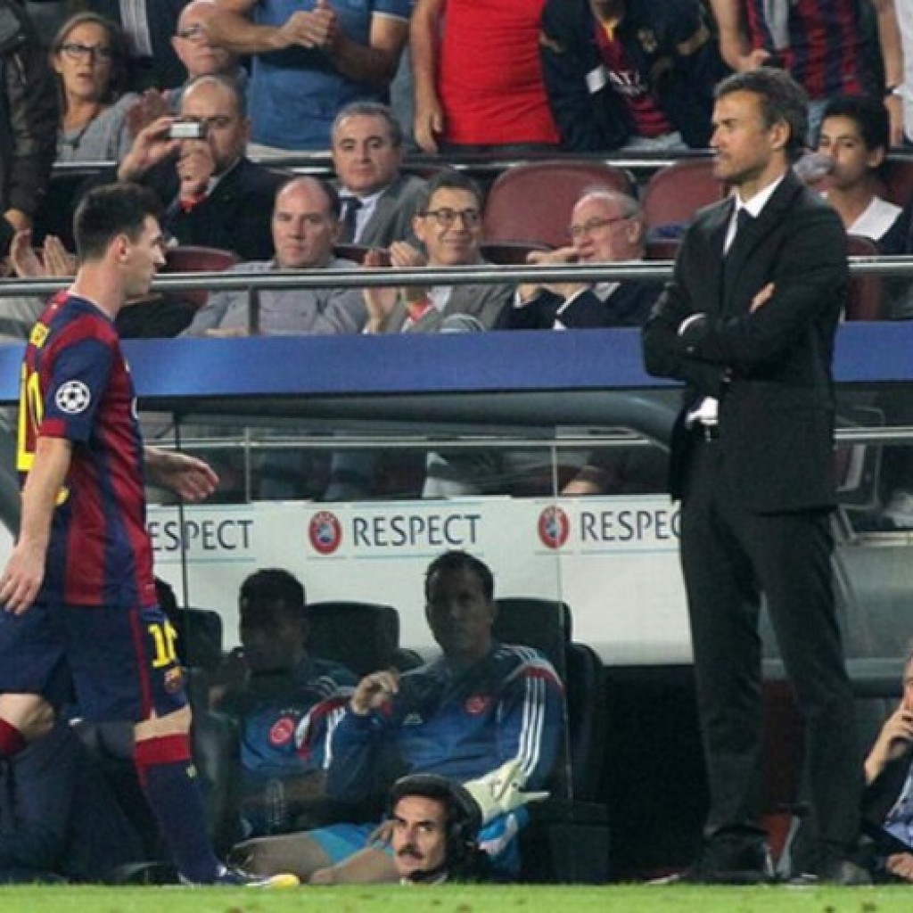 Perseteruan Lionel Messi vs Luis Enrique