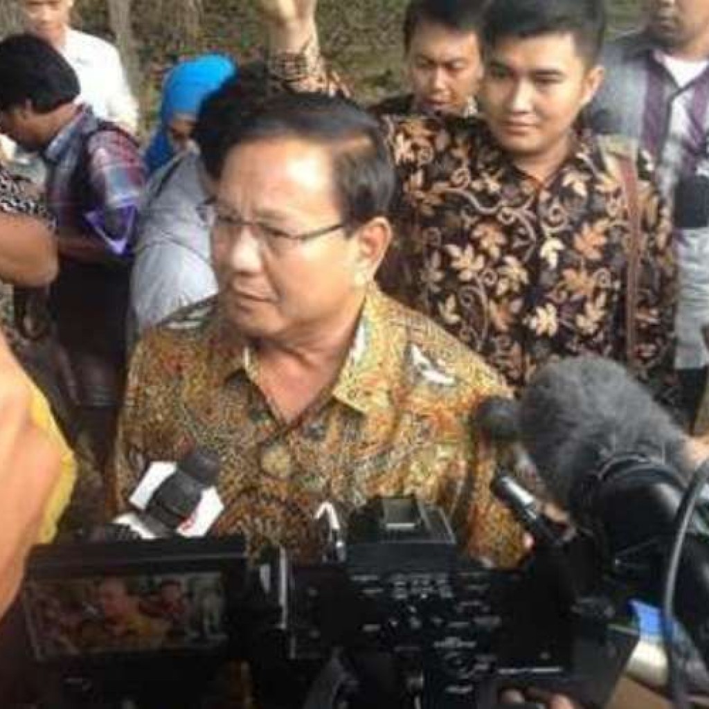 Prabowo Subianto temui Presiden Jokowi di Istana