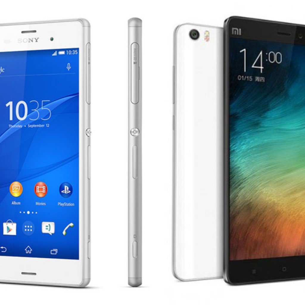 Sony Xperia Z3 vs Xiaomi Mi Note