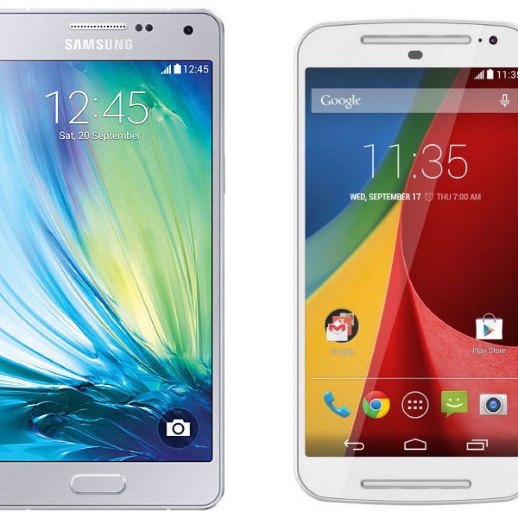 Harga Galaxy A5 vs Moto G 2014