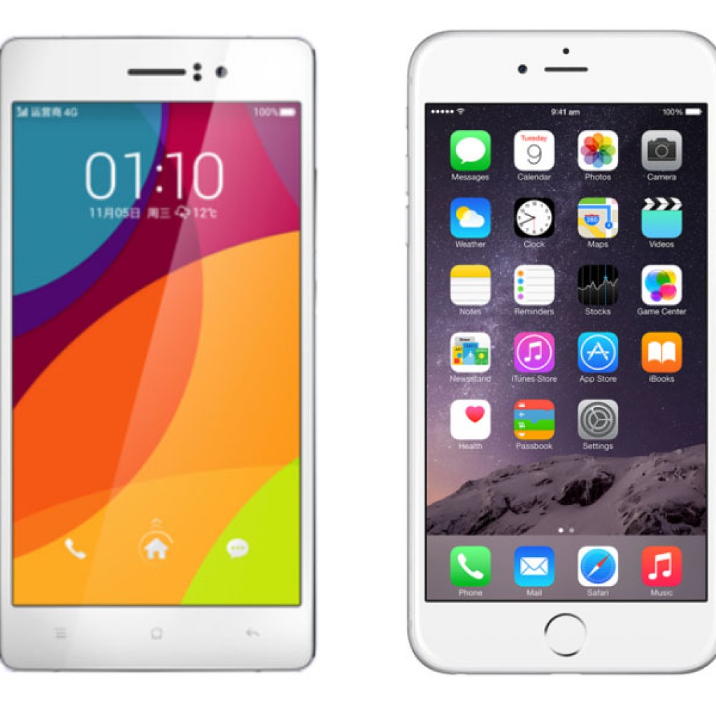 Harga Oppo R5 vs iPhone 6