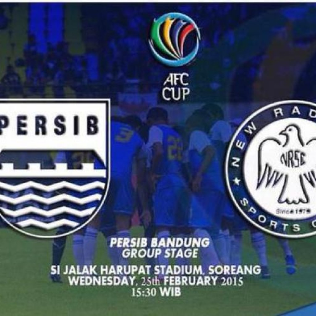 Jadwal Persib vs New Radiant di Piala AFC 2015